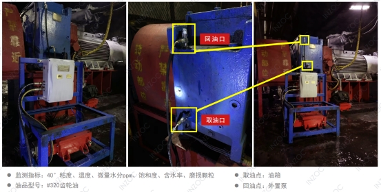 煤礦皮帶機頭減速機油液監監測系統