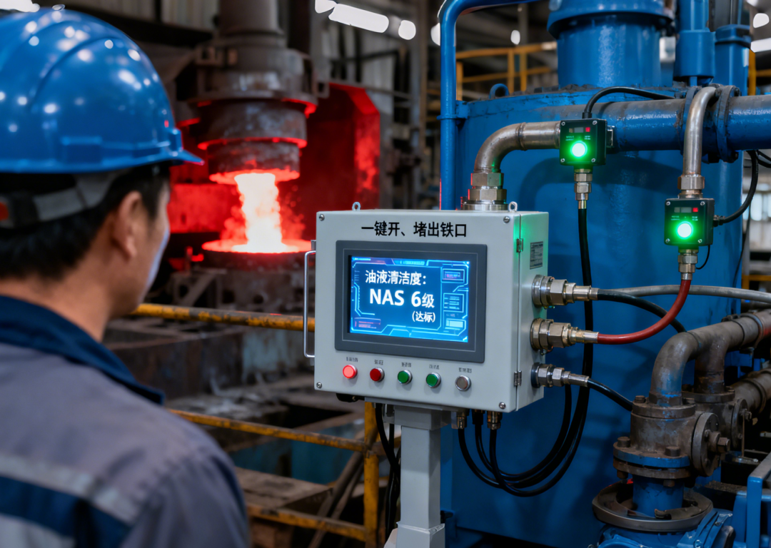 以鋼廠高爐液壓站為例：油液污染早預警，生產運維更科學